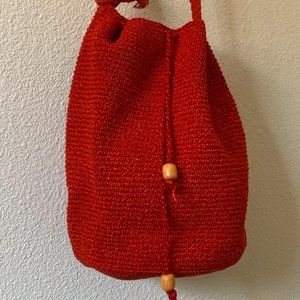 Woven Bucket Bag